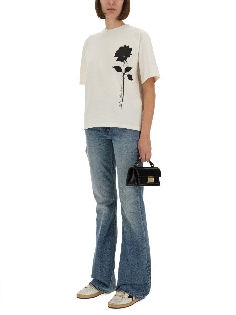 Golden Goose "JOURNEY" T-SHIRT WITH PRINT