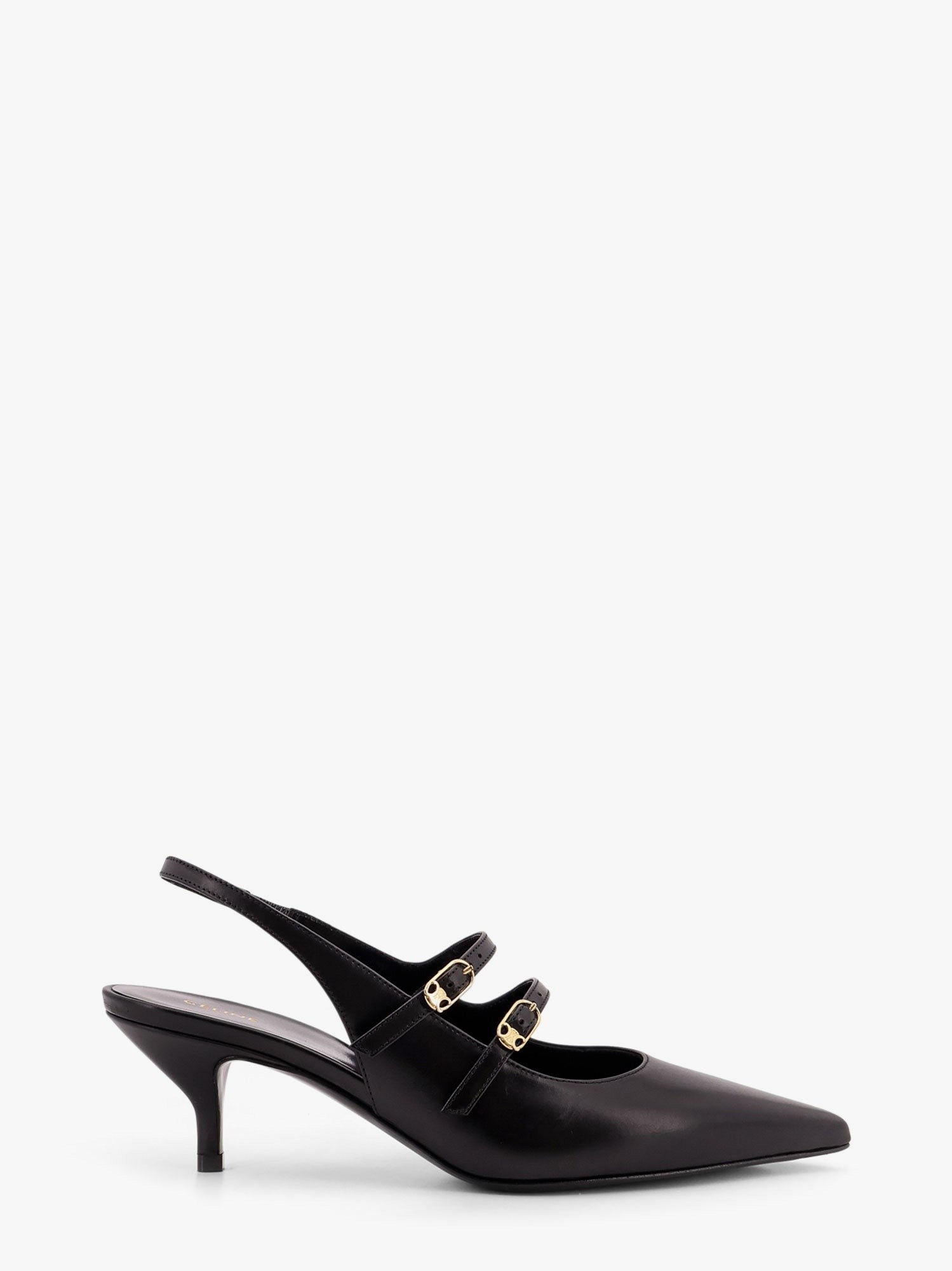 CELINE ジュディ ストラップ メリージェーン スリングバック Celine Judy レザー ダブルストラップ メリージェーン スリング