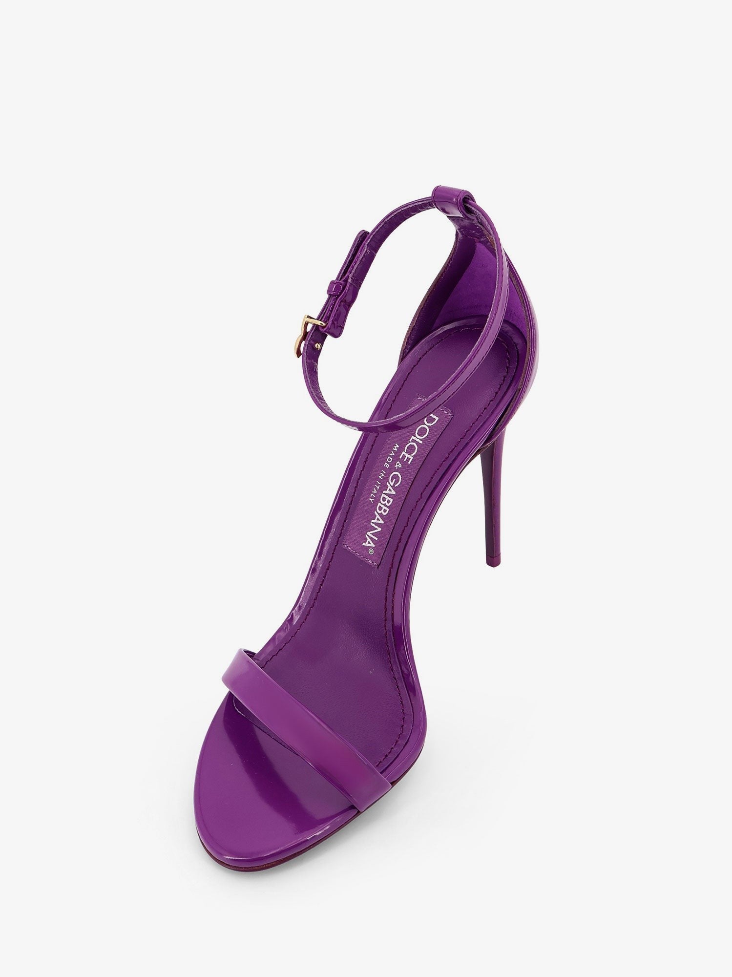 Dolce & Gabbana Keira patent leather sandals