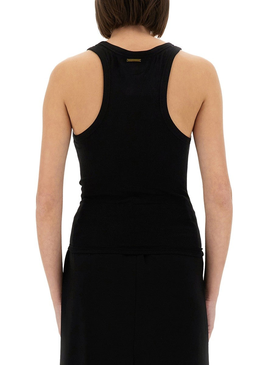 Michael By Michael Kors KNIT TANK TOP WITH FRONT LACING