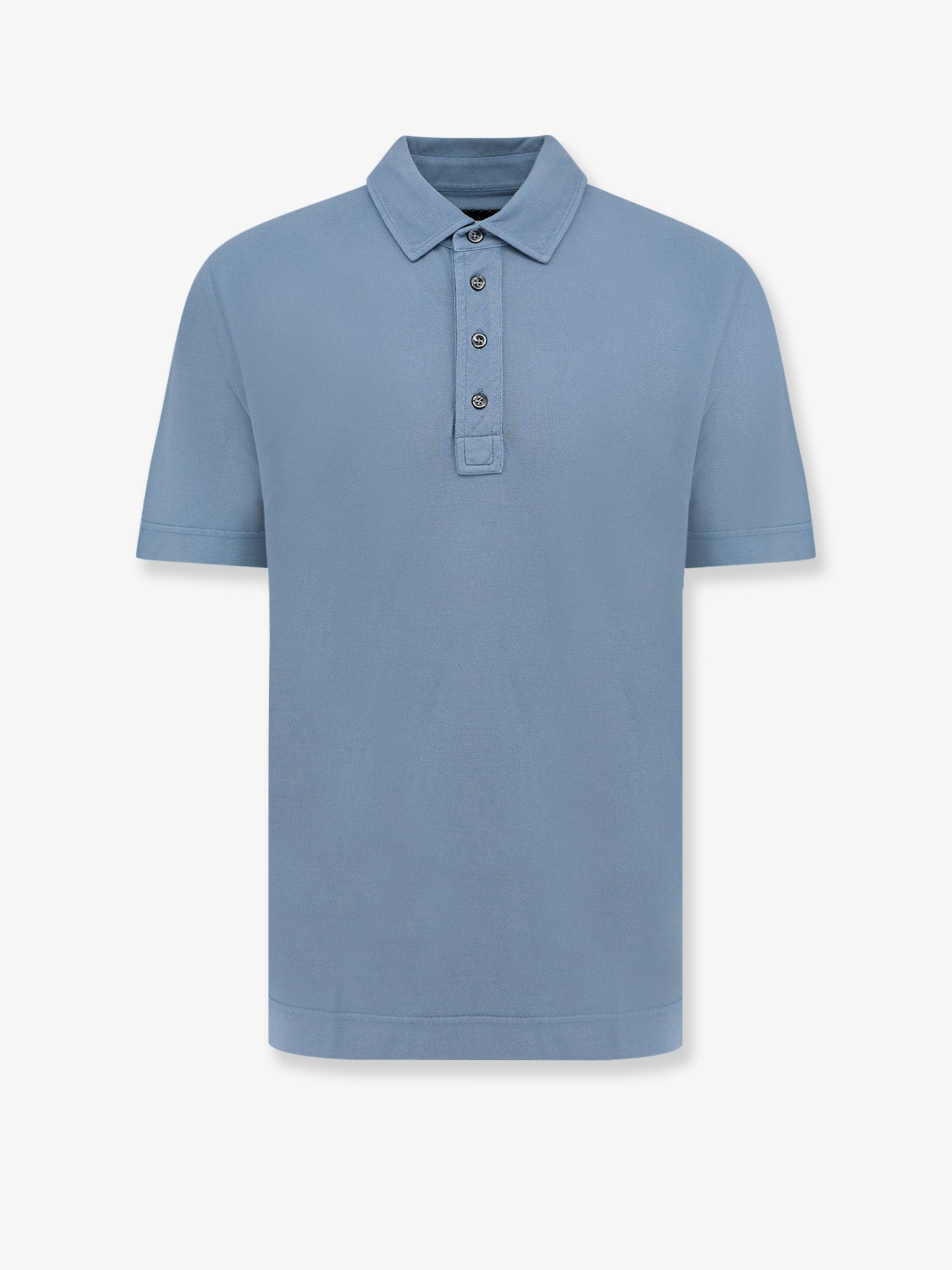 Boss Polo en coton et soie L-Perry