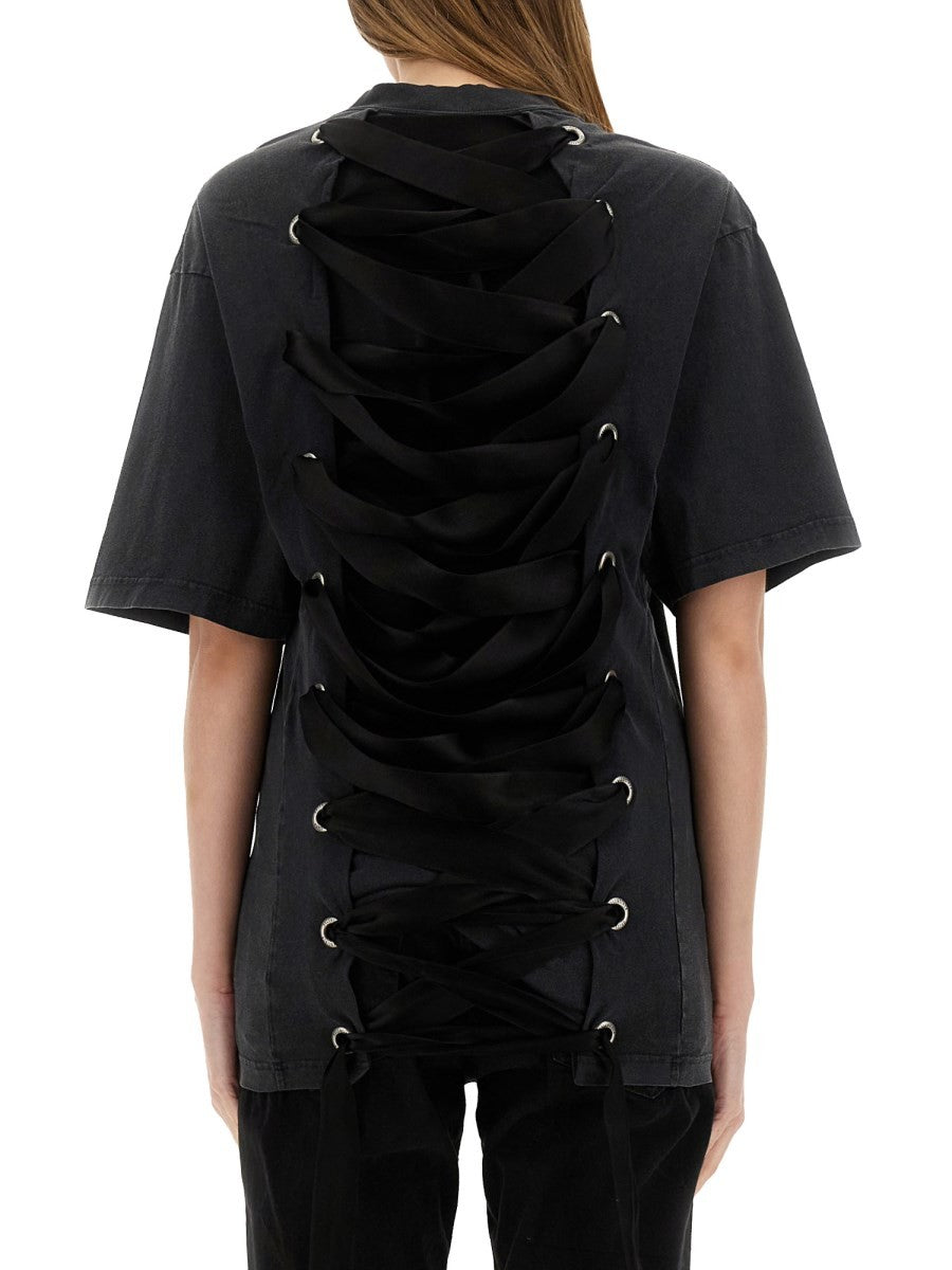 Balenciaga "LACE-UP" T-SHIRT