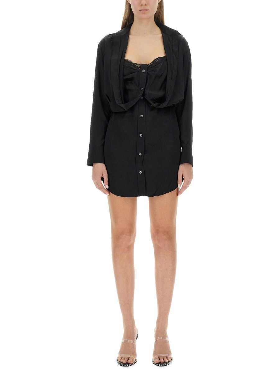 Alexanderwang.T LAYERED CHEMISIER DRESS