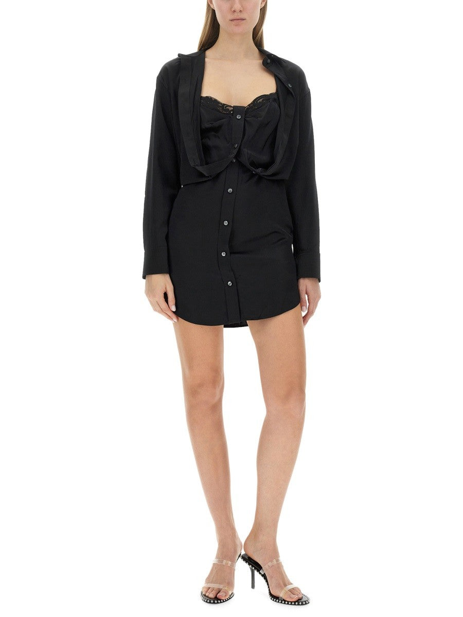 Alexanderwang.T LAYERED CHEMISIER DRESS
