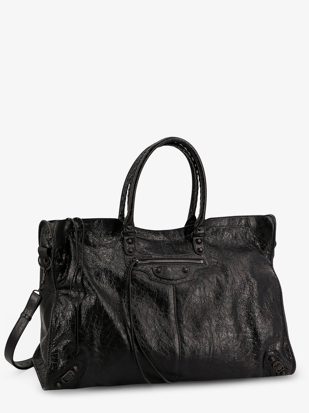 Balenciaga Le City leather travel bag