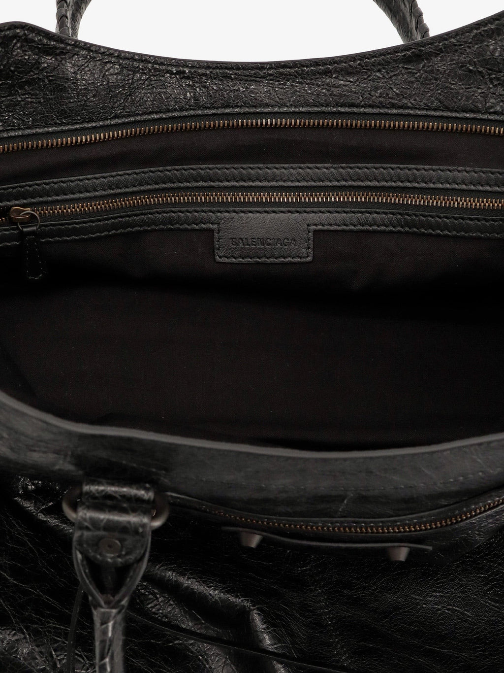 Balenciaga Le City leather travel bag