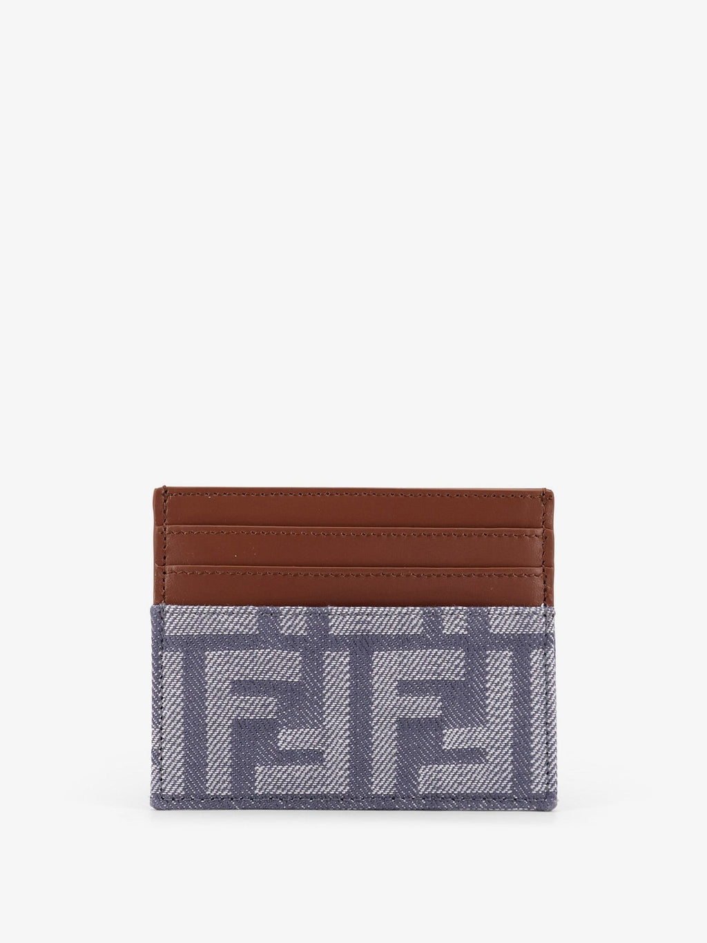 Fendi Kartenhalter aus Leder und FF-Jacquard-Gewebe