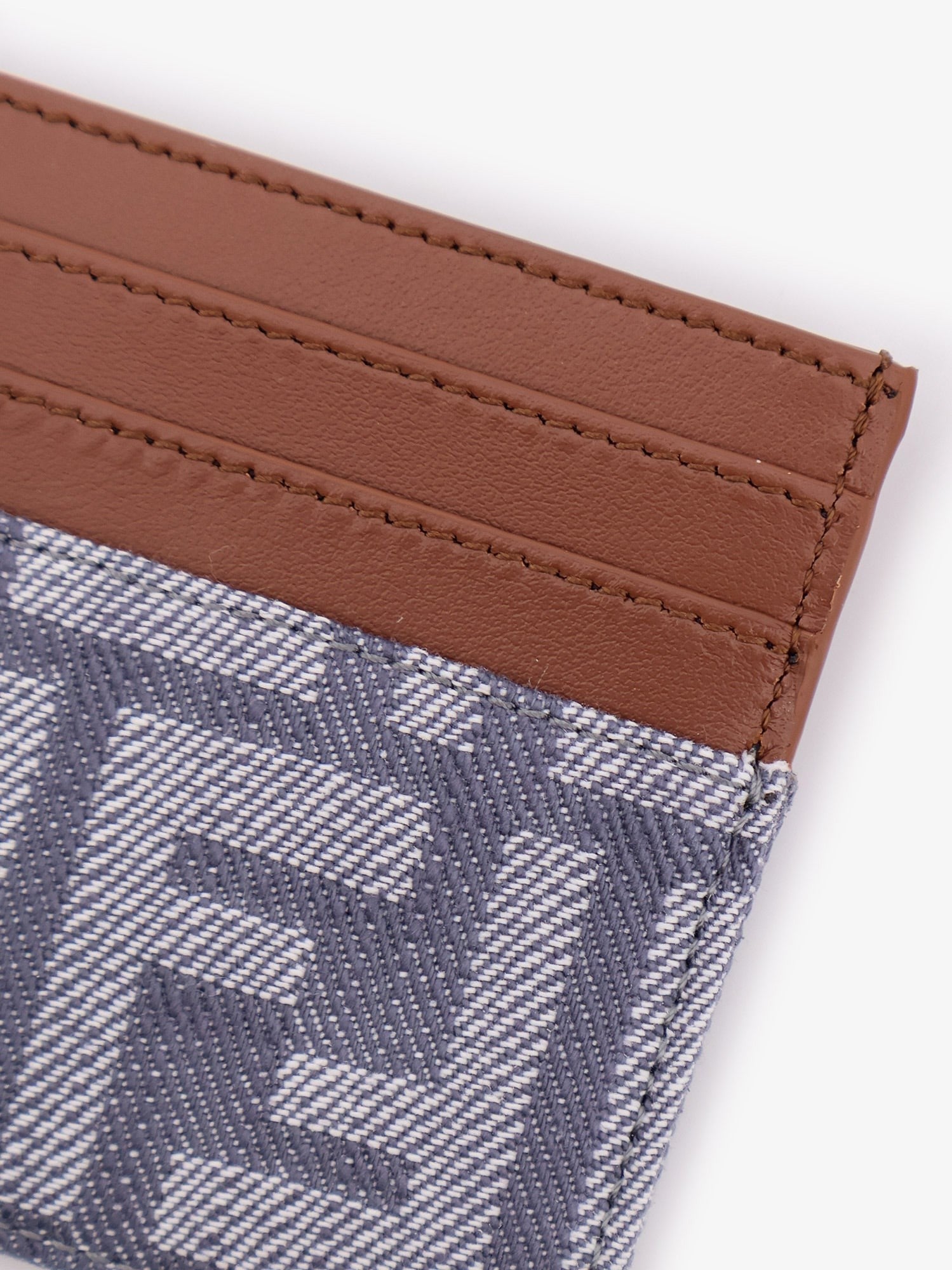 Fendi Kartenhalter aus Leder und FF-Jacquard-Gewebe