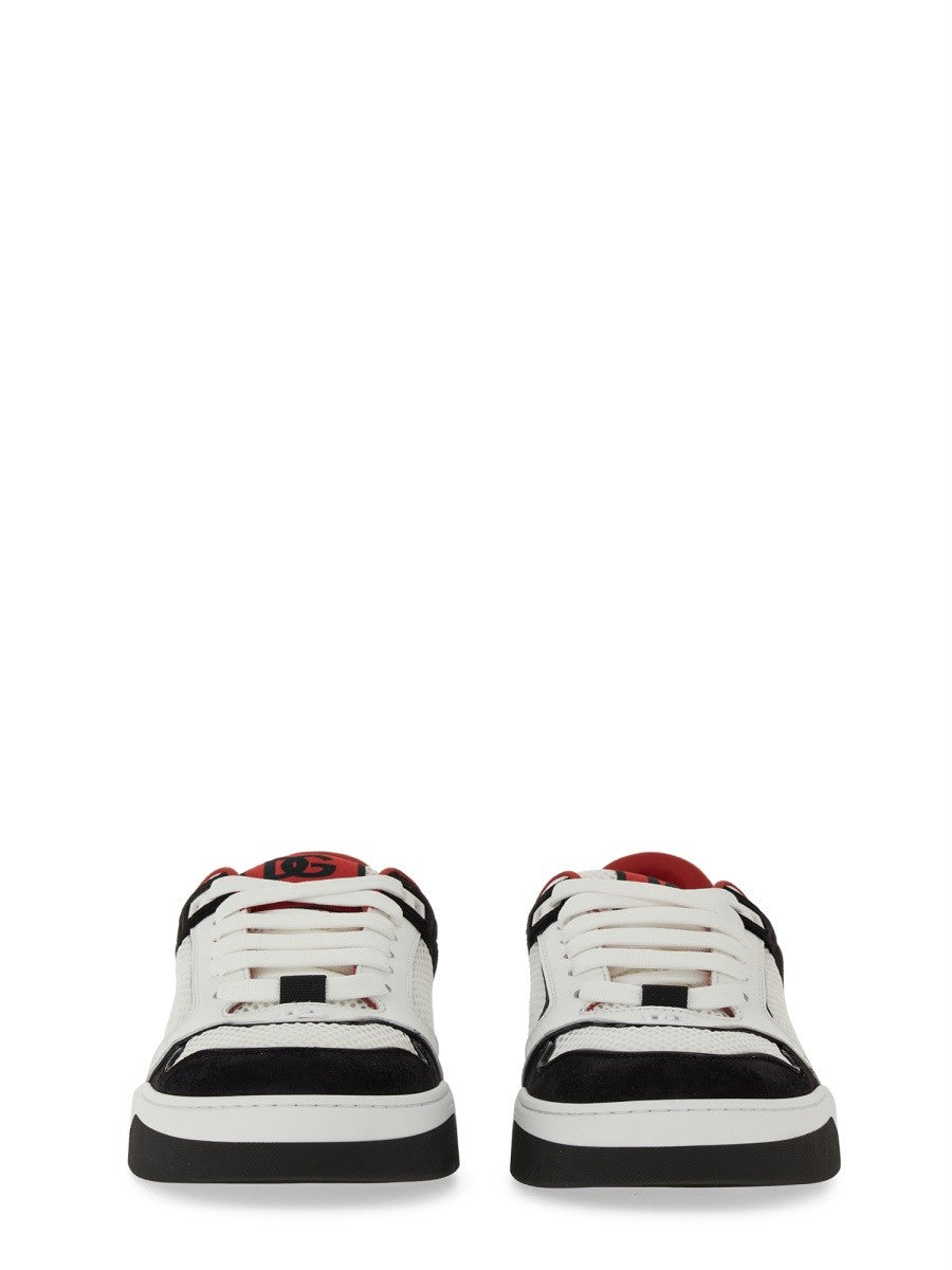 Dolce & Gabbana ZAPATILLA DE PIEL Y MALLA