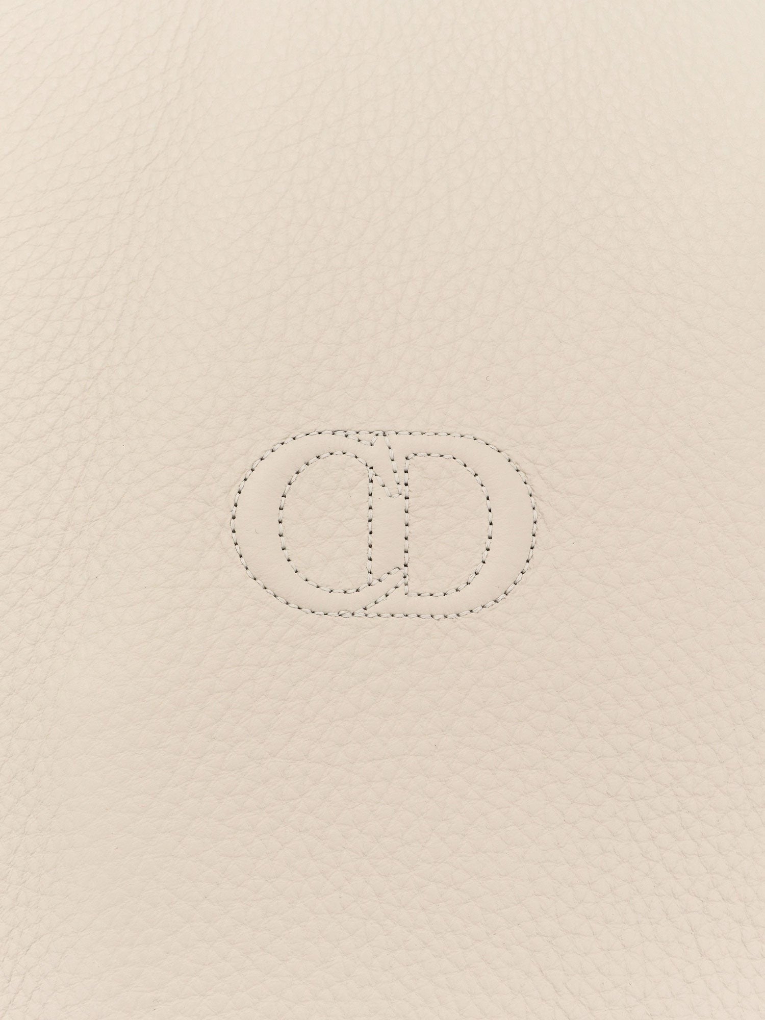 Dior レザー＆ウールジャケット CD iconロゴ付き