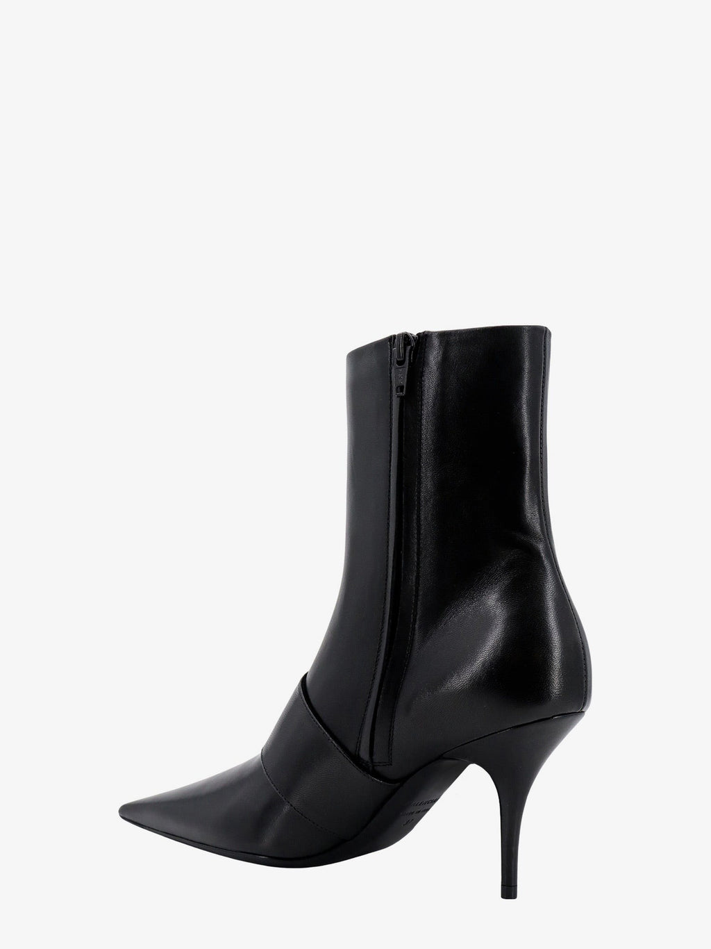 Balenciaga Ankelstøvletter i skinn med maksispennen