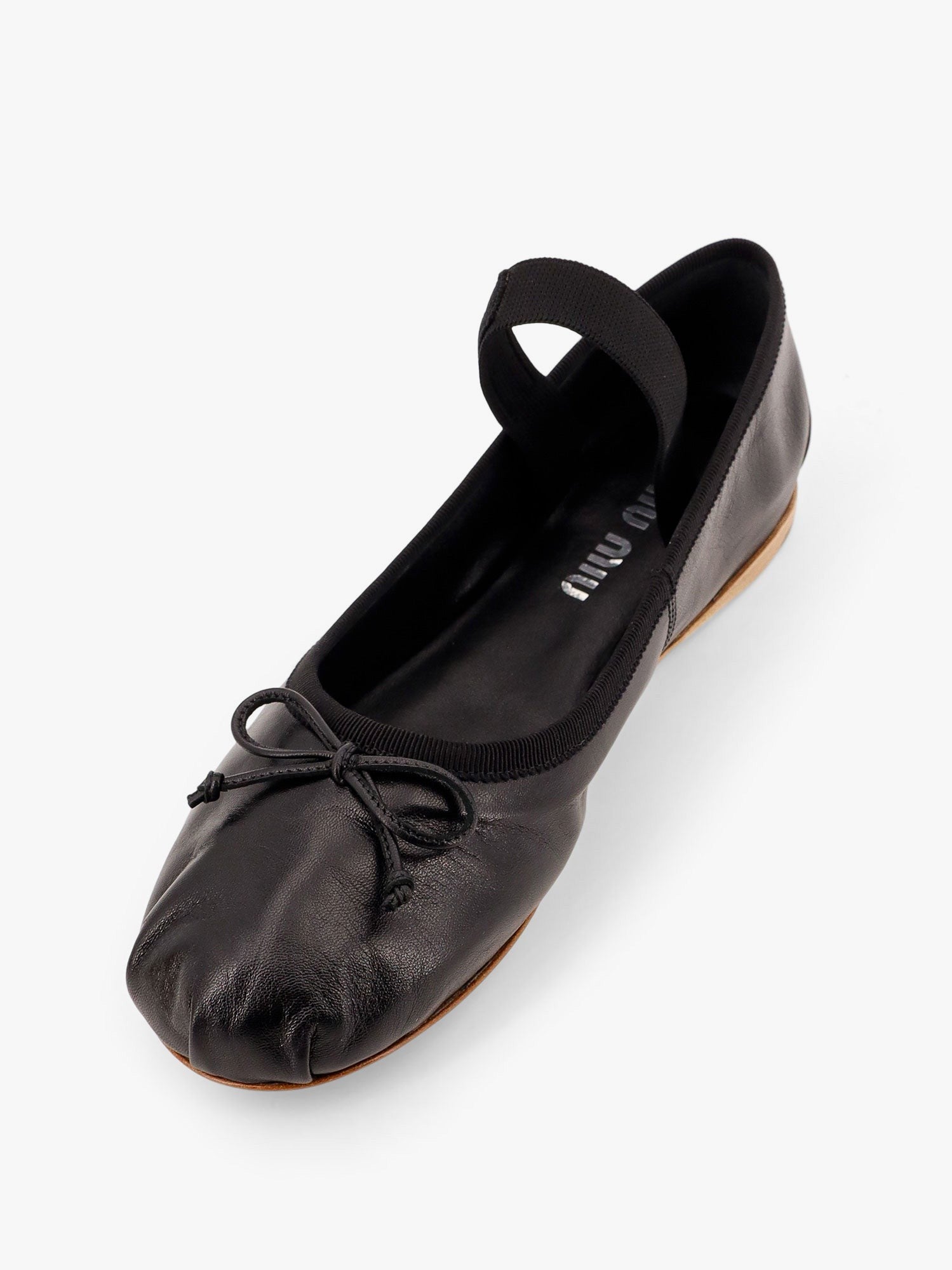 Miu Miu Bailarinas de cuero