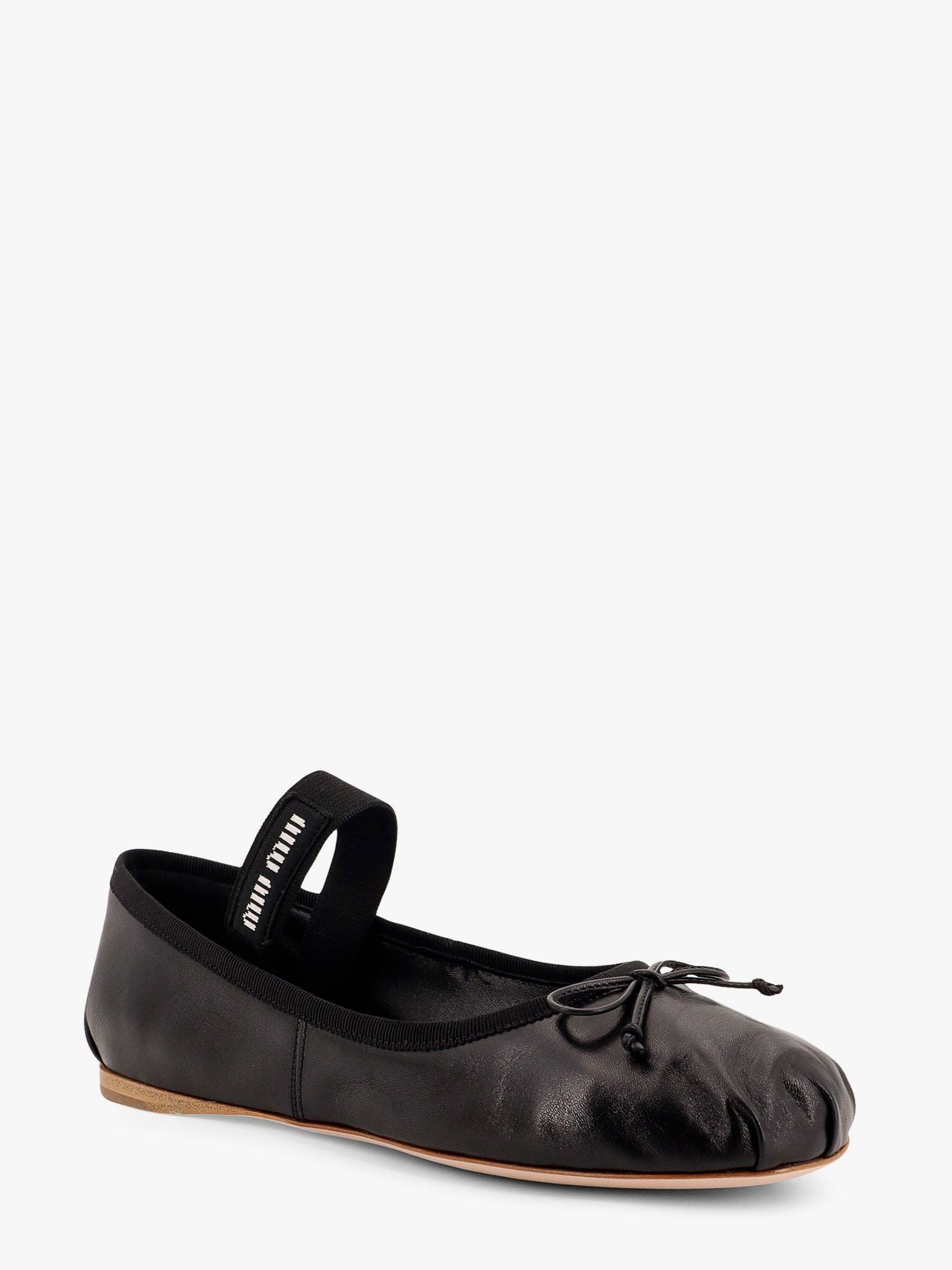 Miu Miu Bailarinas de cuero