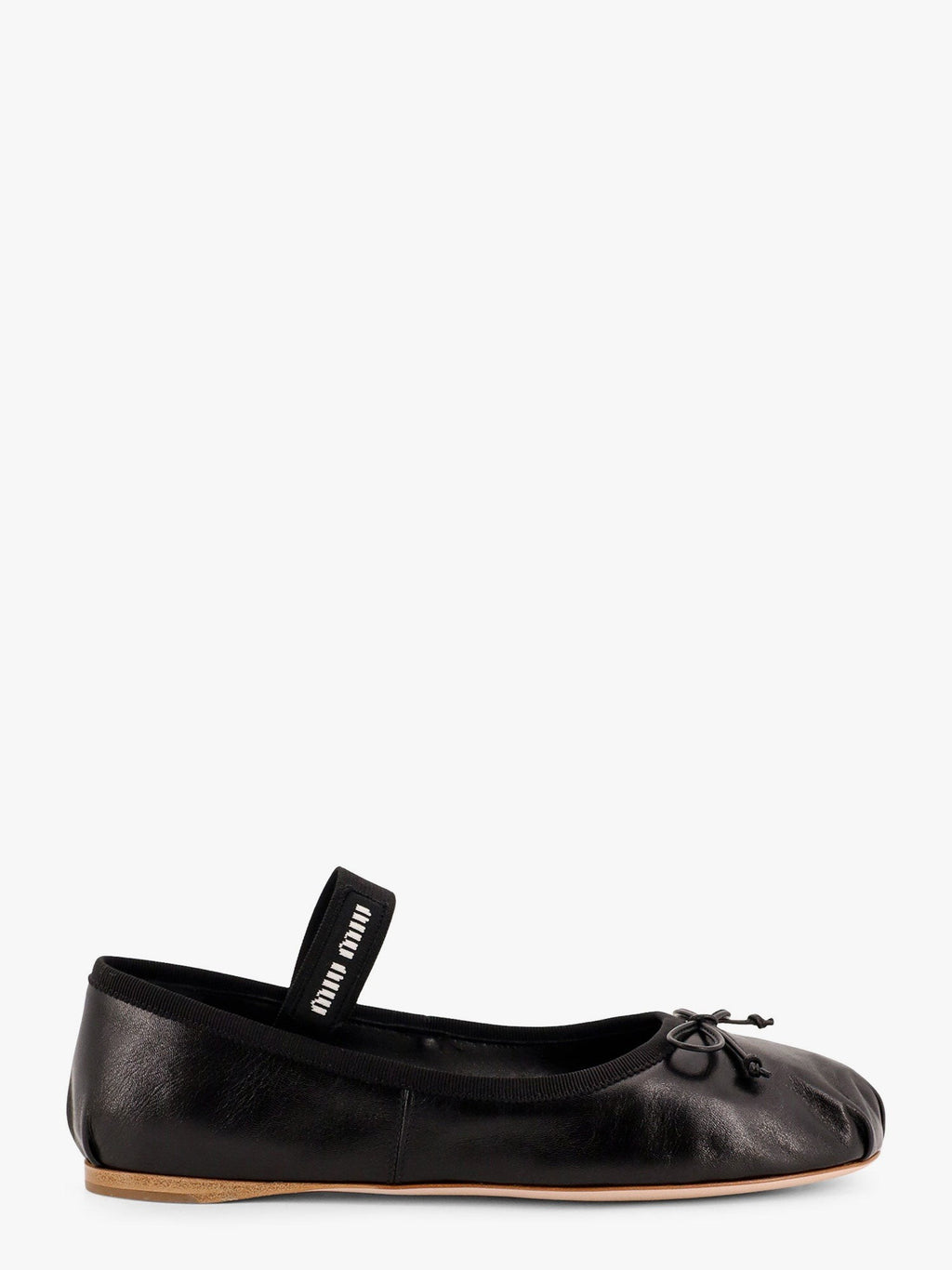 Miu Miu Bailarinas de cuero