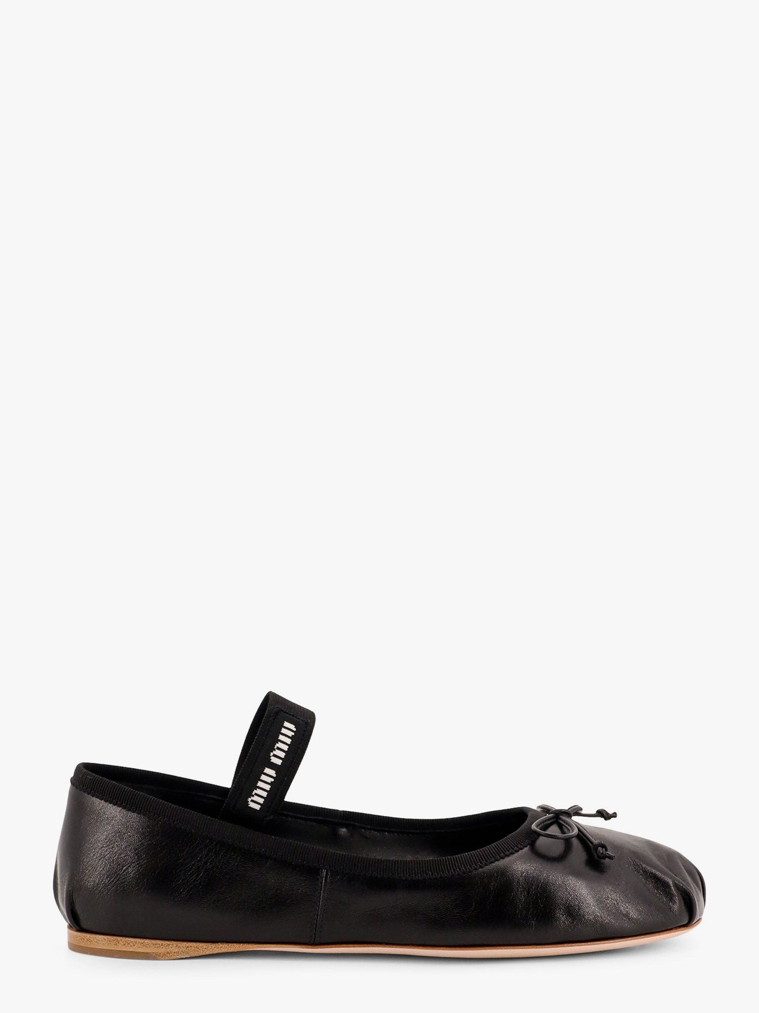 Miu Miu Bailarinas de cuero