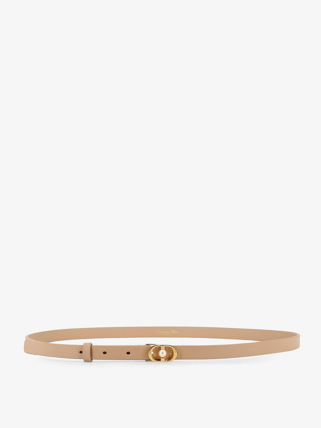 Dior Leather belt with CD buckle
