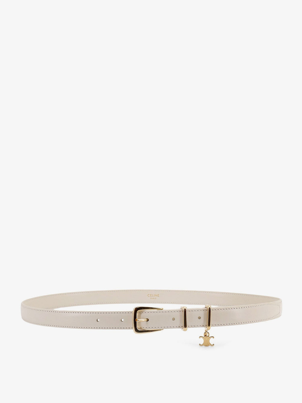 Celine Leather belt with Triomphe detail