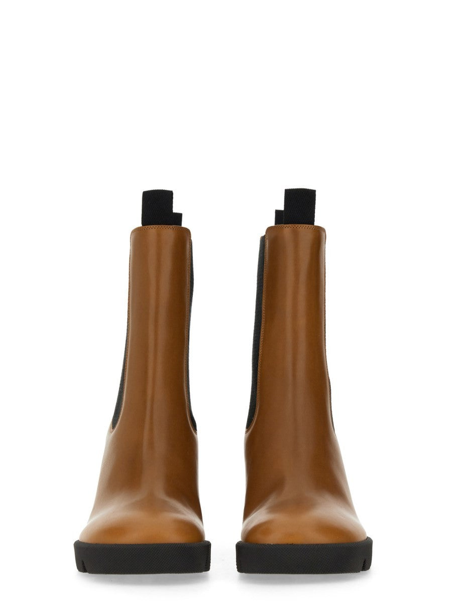 حذاء جلد Burberry