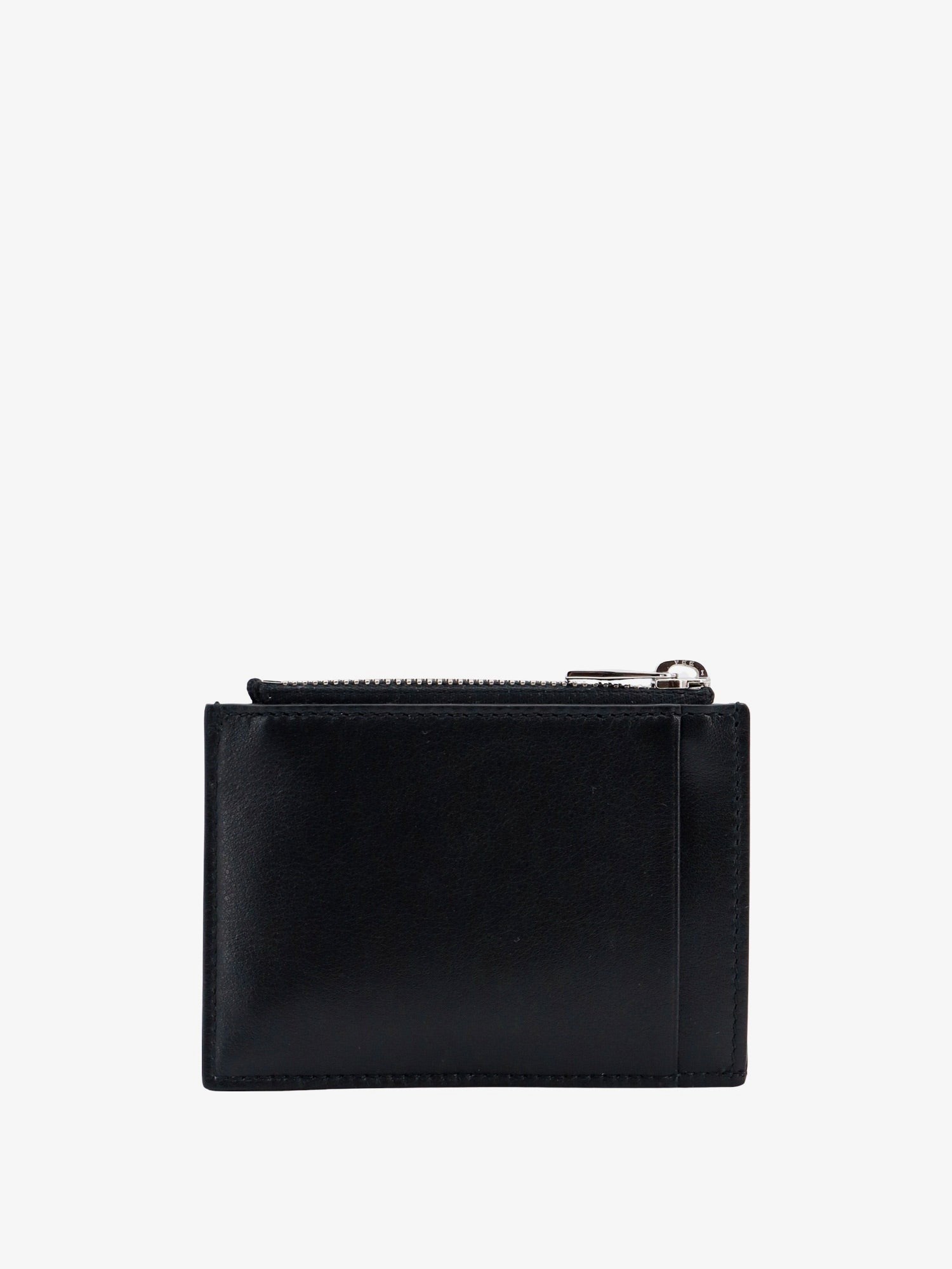 Alexander Mcqueen Odinis kortelių dėklas su logotipo spauda