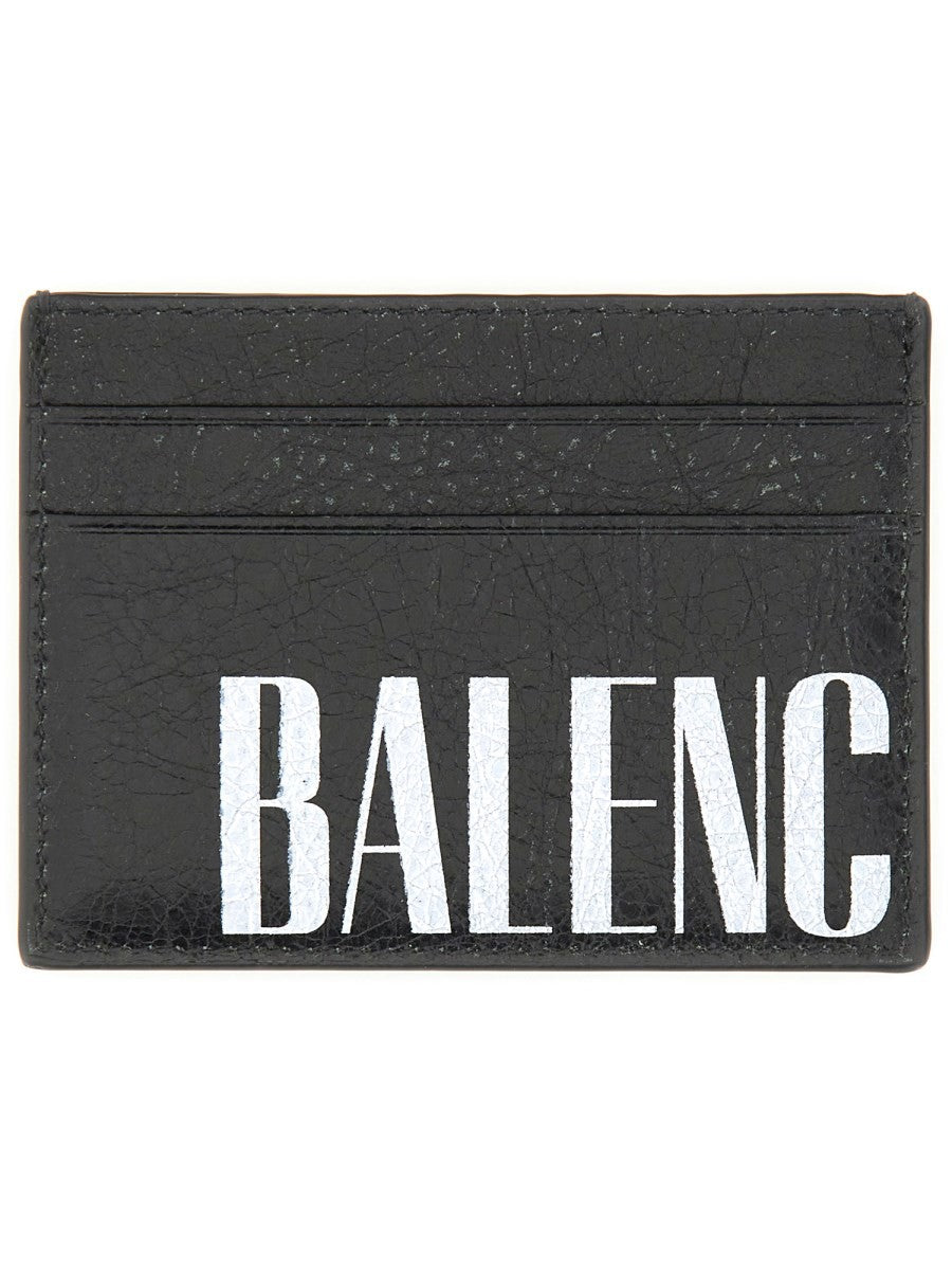 Balenciaga KOŽENÉ POUZDRO NA KARTY