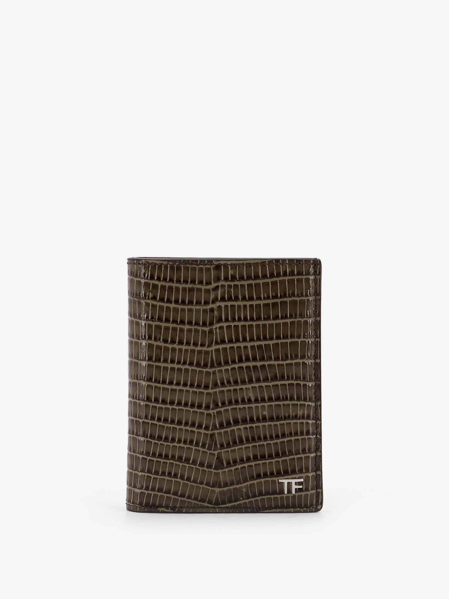 Tom Ford Kožna futrola za kartice s efektom krokodilske kože