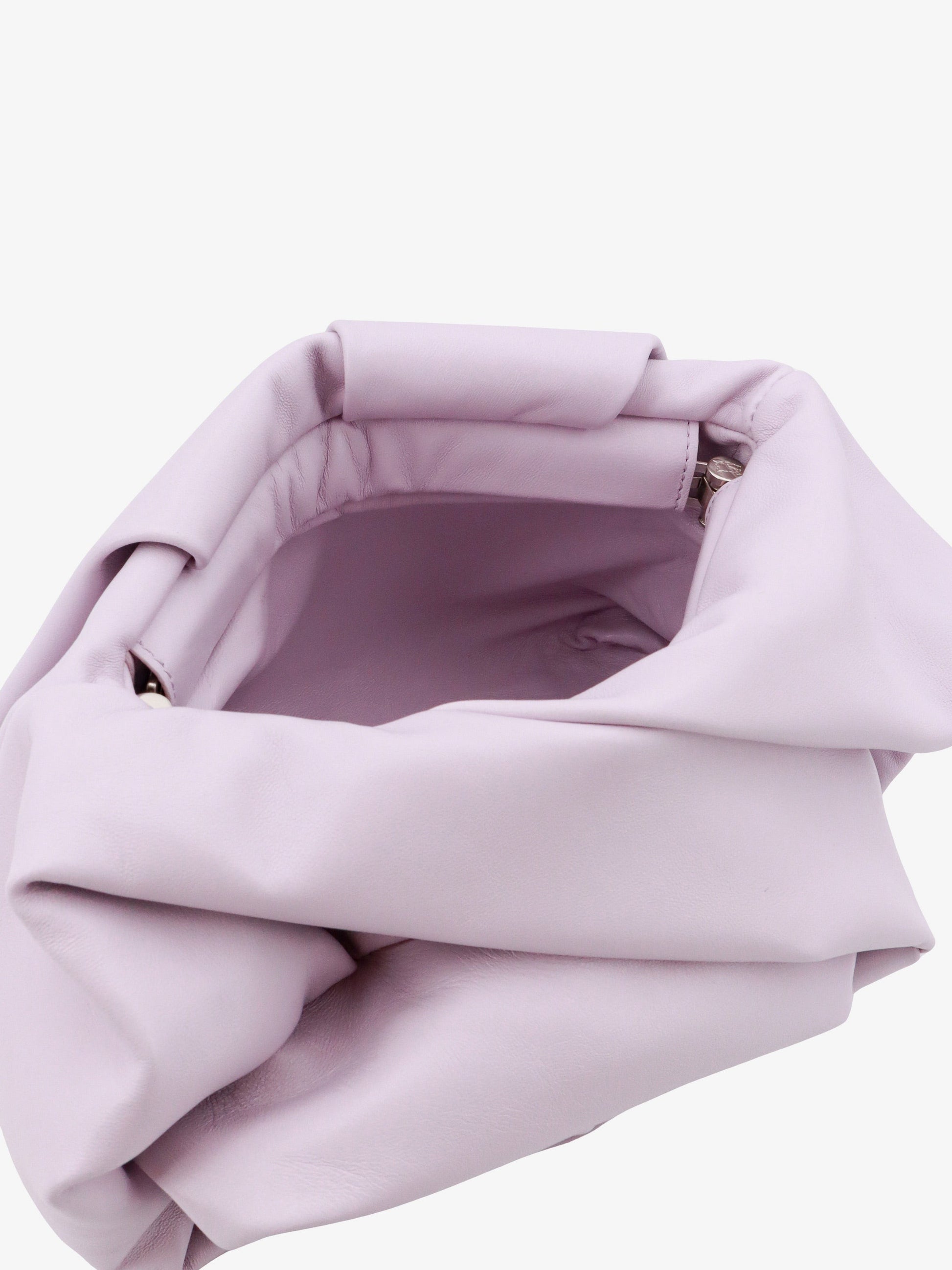 Burberry kožená clutch kabelka s přední růží