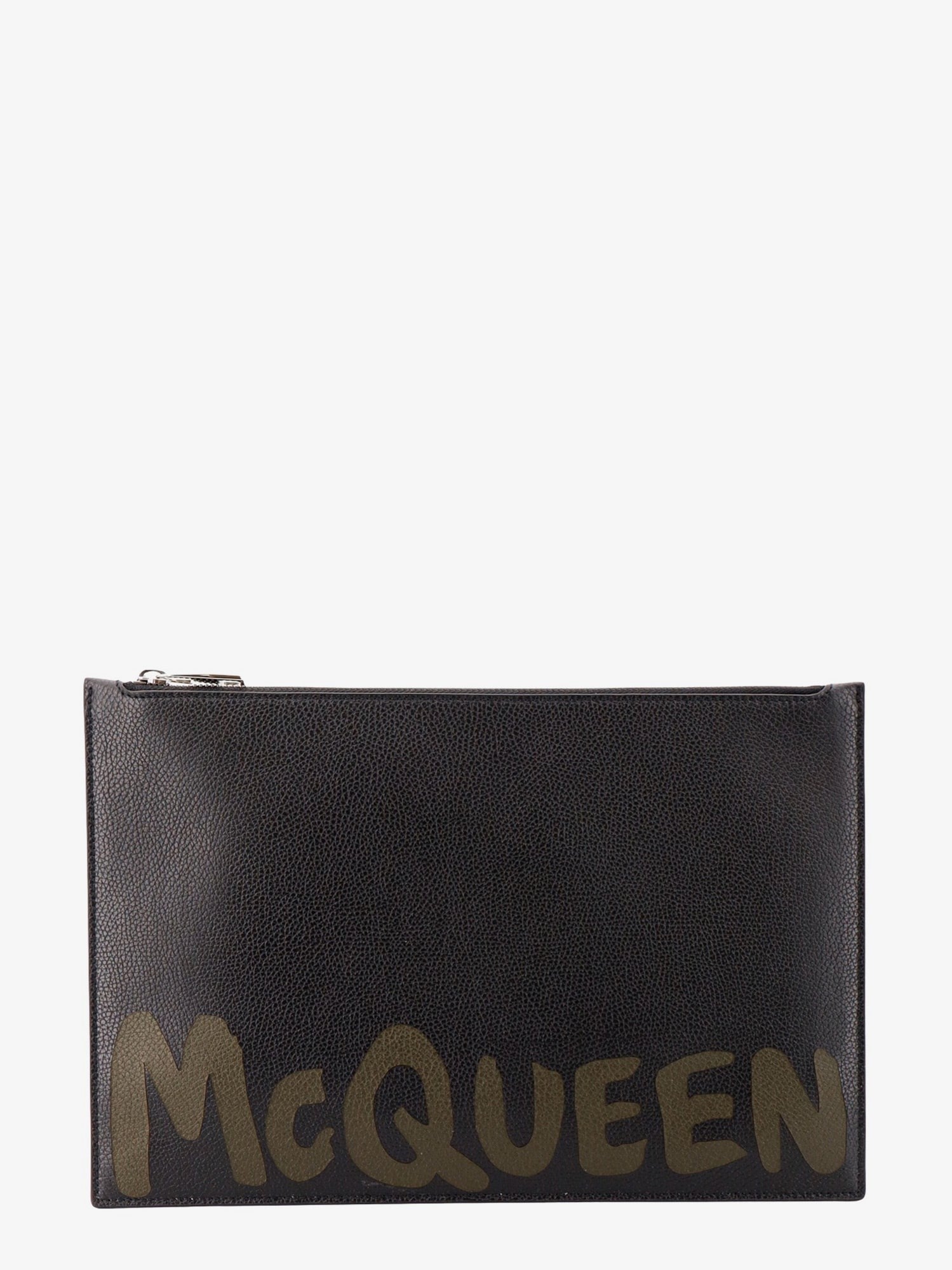 Alexander Mcqueen Odinis delninukas su mcqueen grafičių logotipu