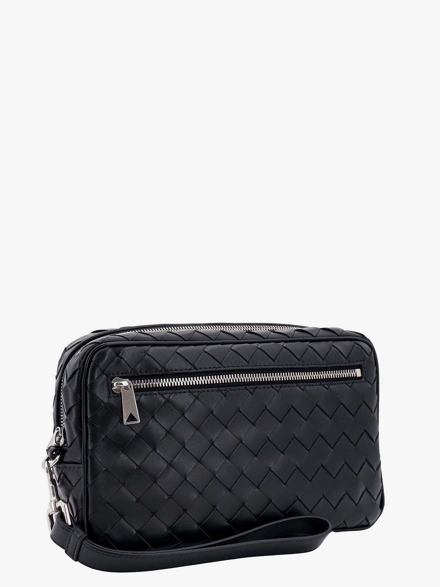Bottega Veneta Leather clutch with woven effect
