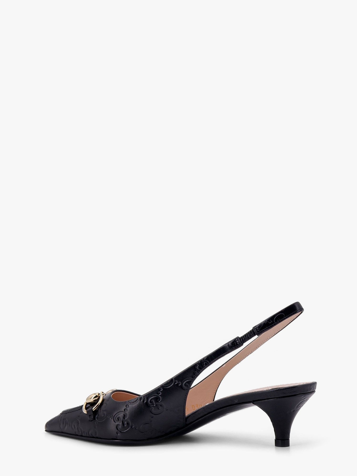 Gucci Leather décolleté with iconic metal horsebit