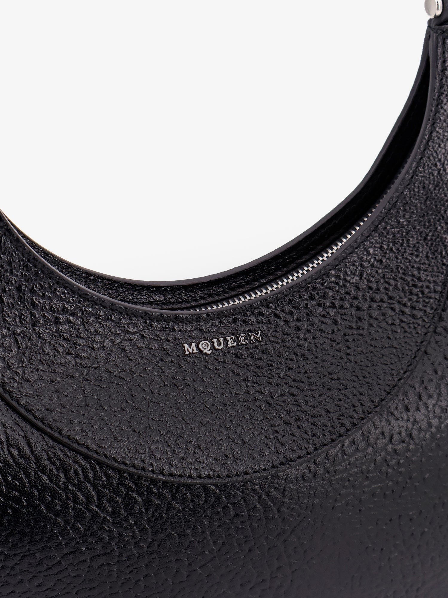 Alexander Mcqueen Odinė rankinė su priekiniu logotipu