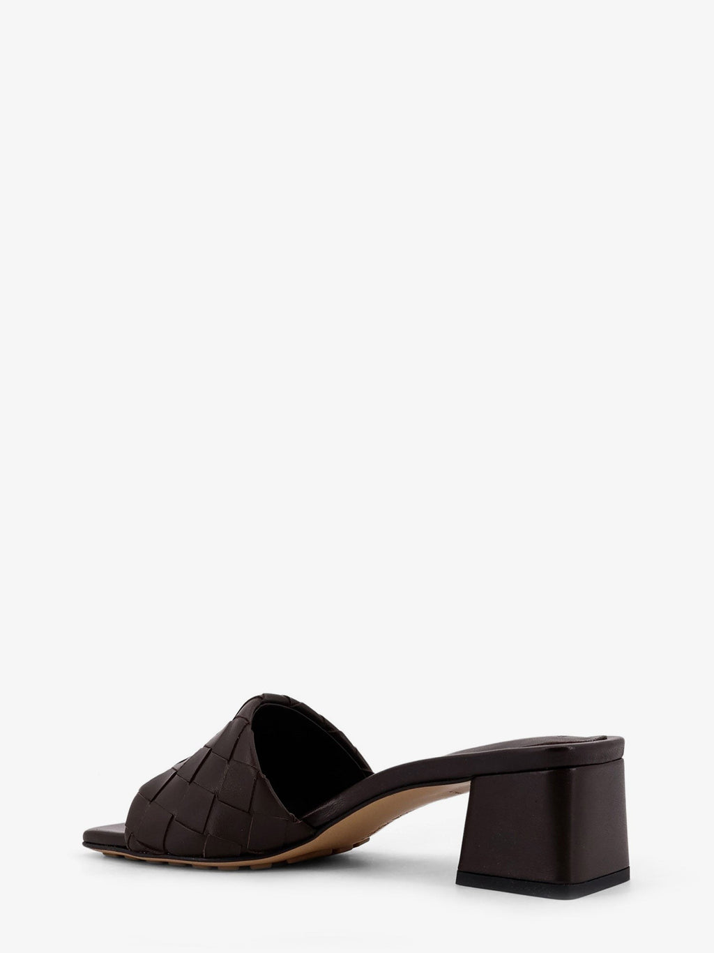 Bottega Veneta Leather heel sandals with Intrecciato motif