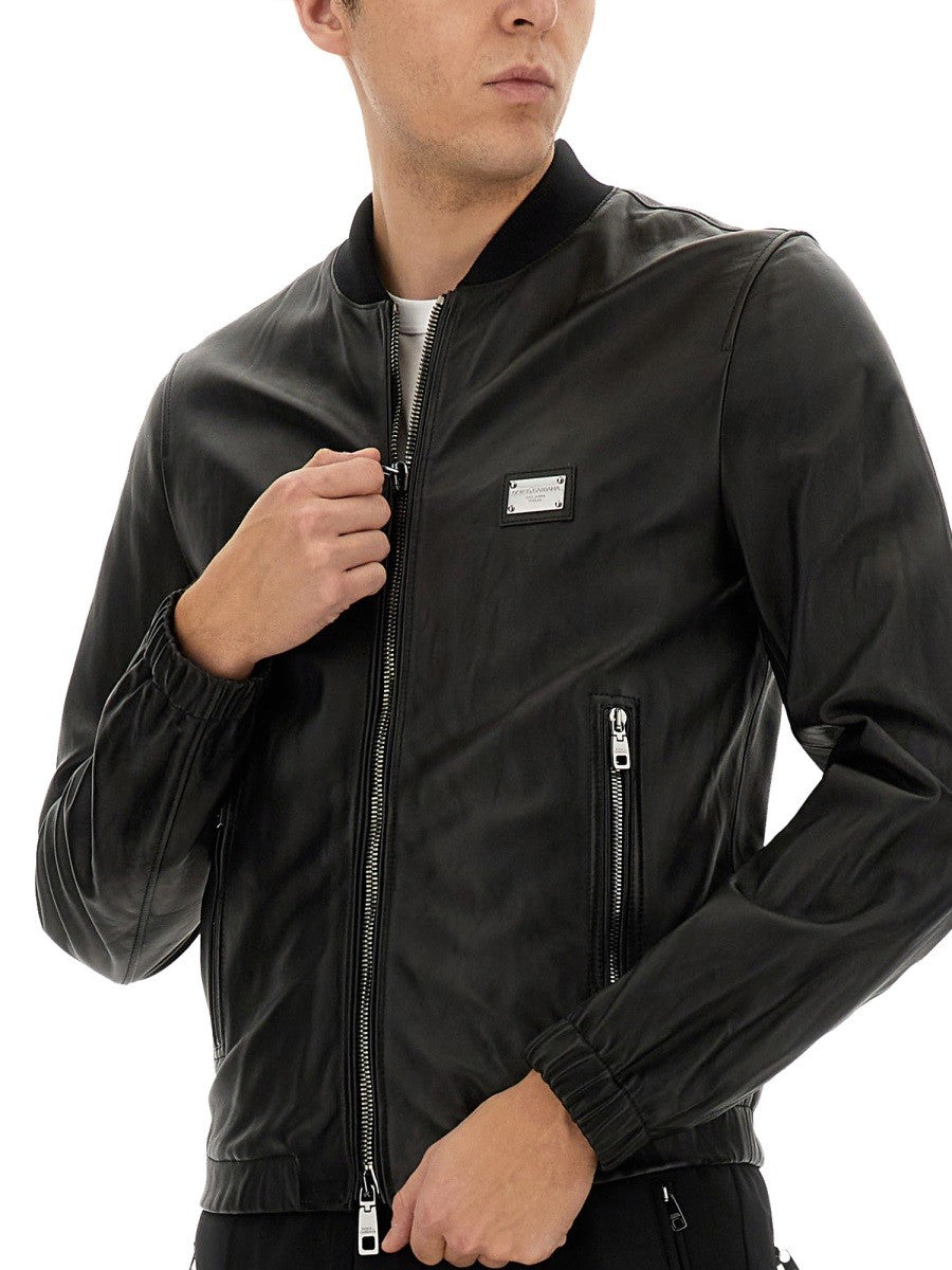Dolce & Gabbana LEDERJACKE