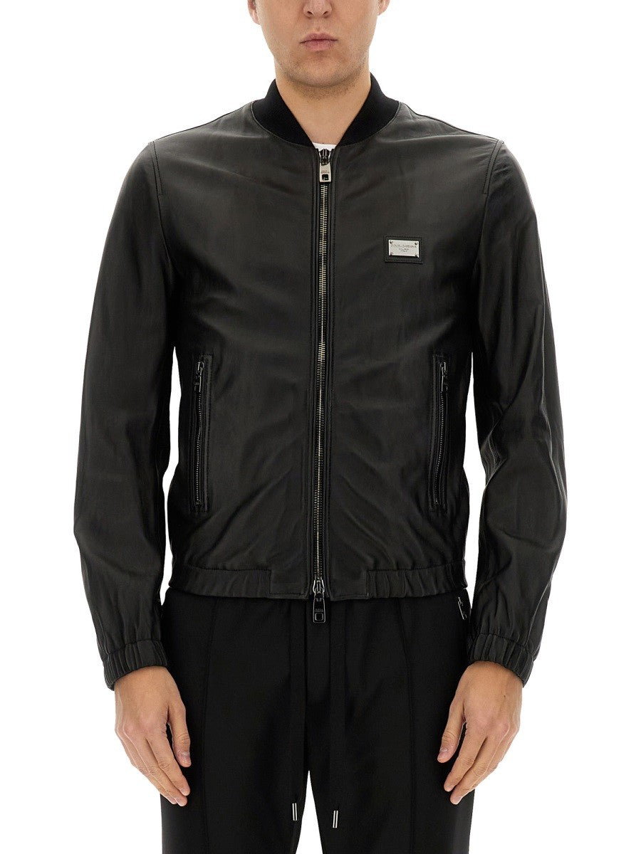 Dolce & Gabbana LEDERJACKE