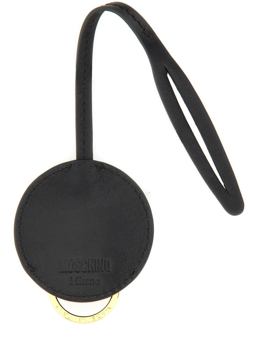 Moschino LEATHER KEYCHAIN