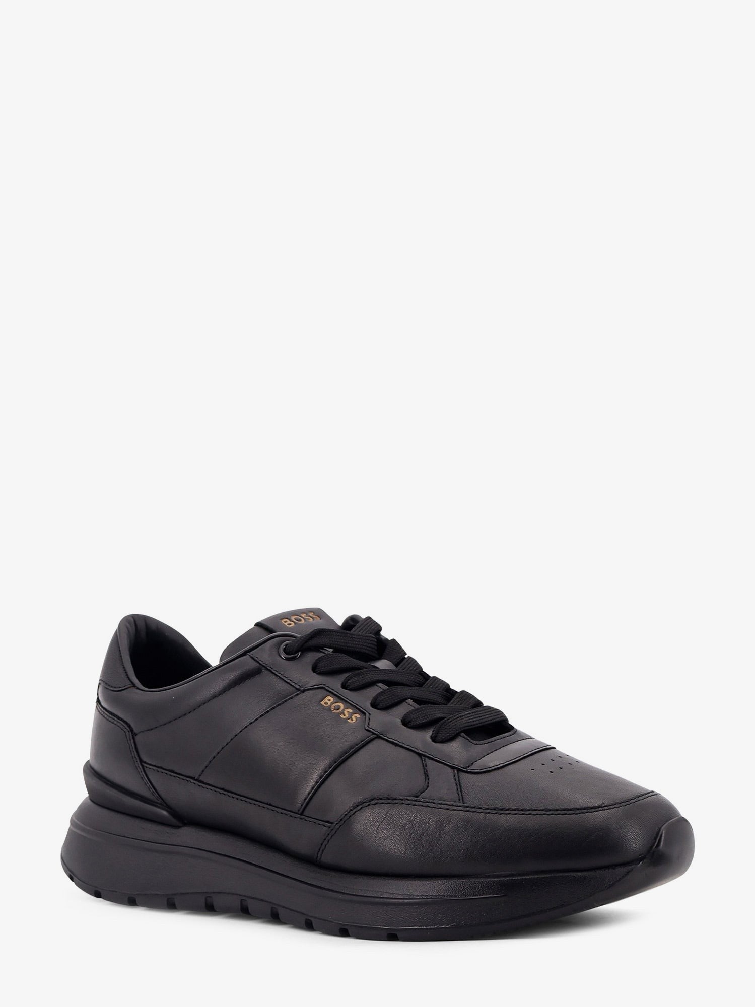 Boss Leder-Low-Top-Sneaker