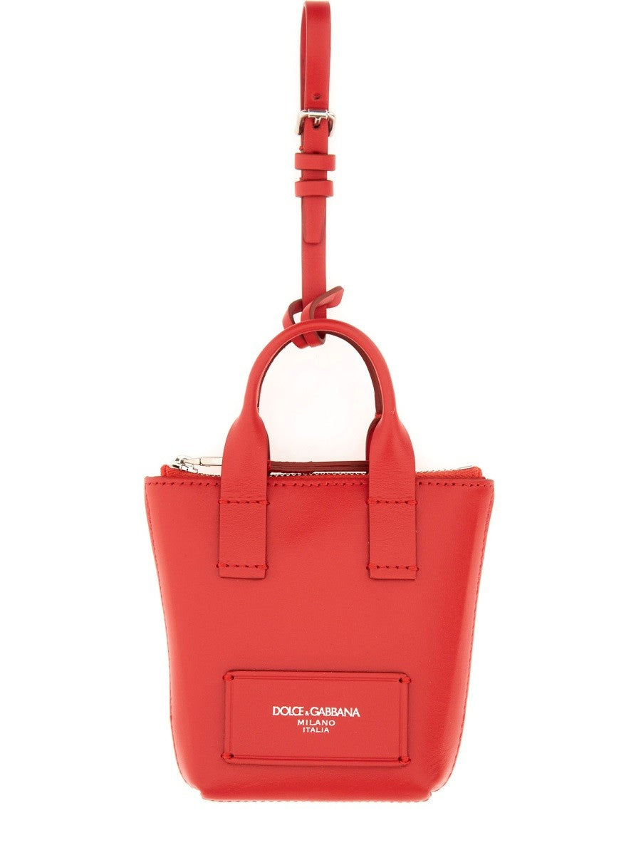 Dolce & Gabbana LEDER "MINIBAG" ANHÄNGER