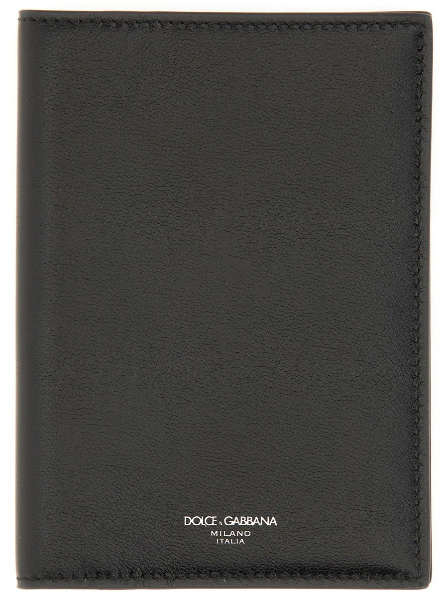 Dolce & Gabbana PORTE-PASSEPORT EN CUIR
