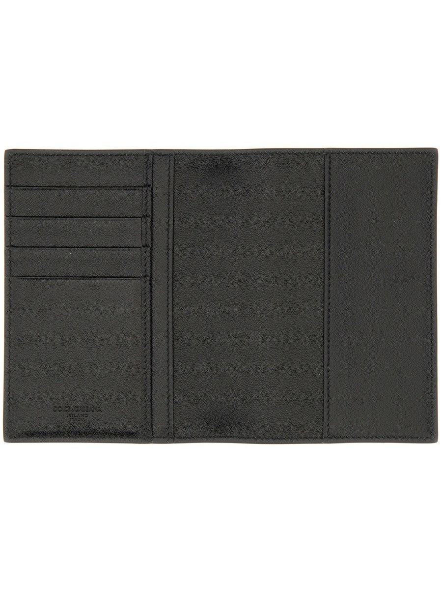 Dolce & Gabbana LEATHER PASSPORT HOLDER