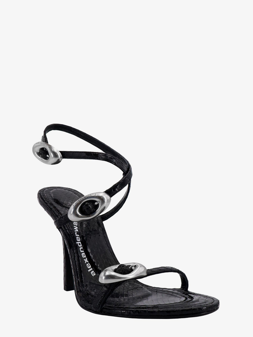 Alexander Wang Odinėlės basutės su krokodilo raštu