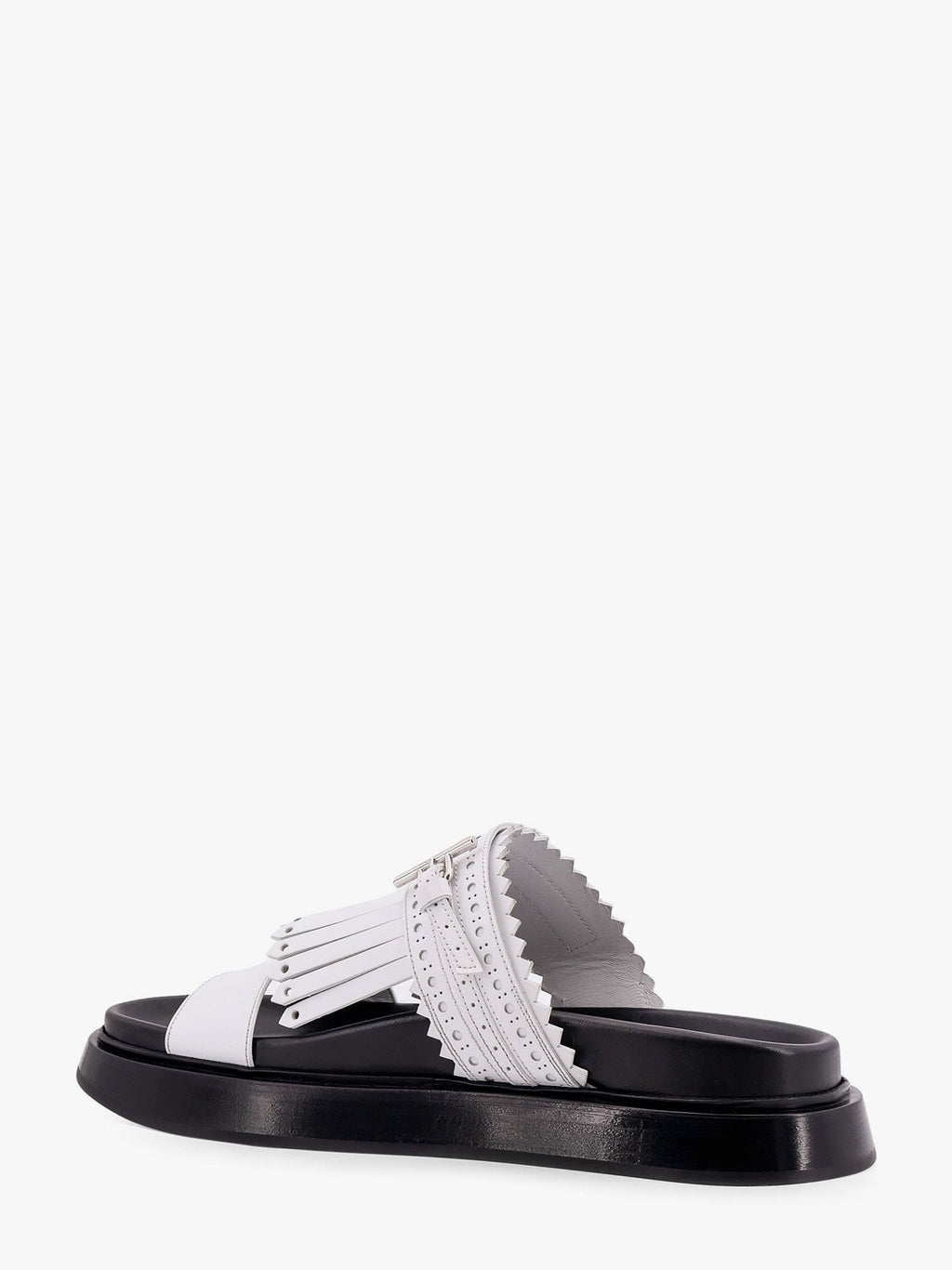 Alexander Mcqueen Kožené sandály s třásněmi