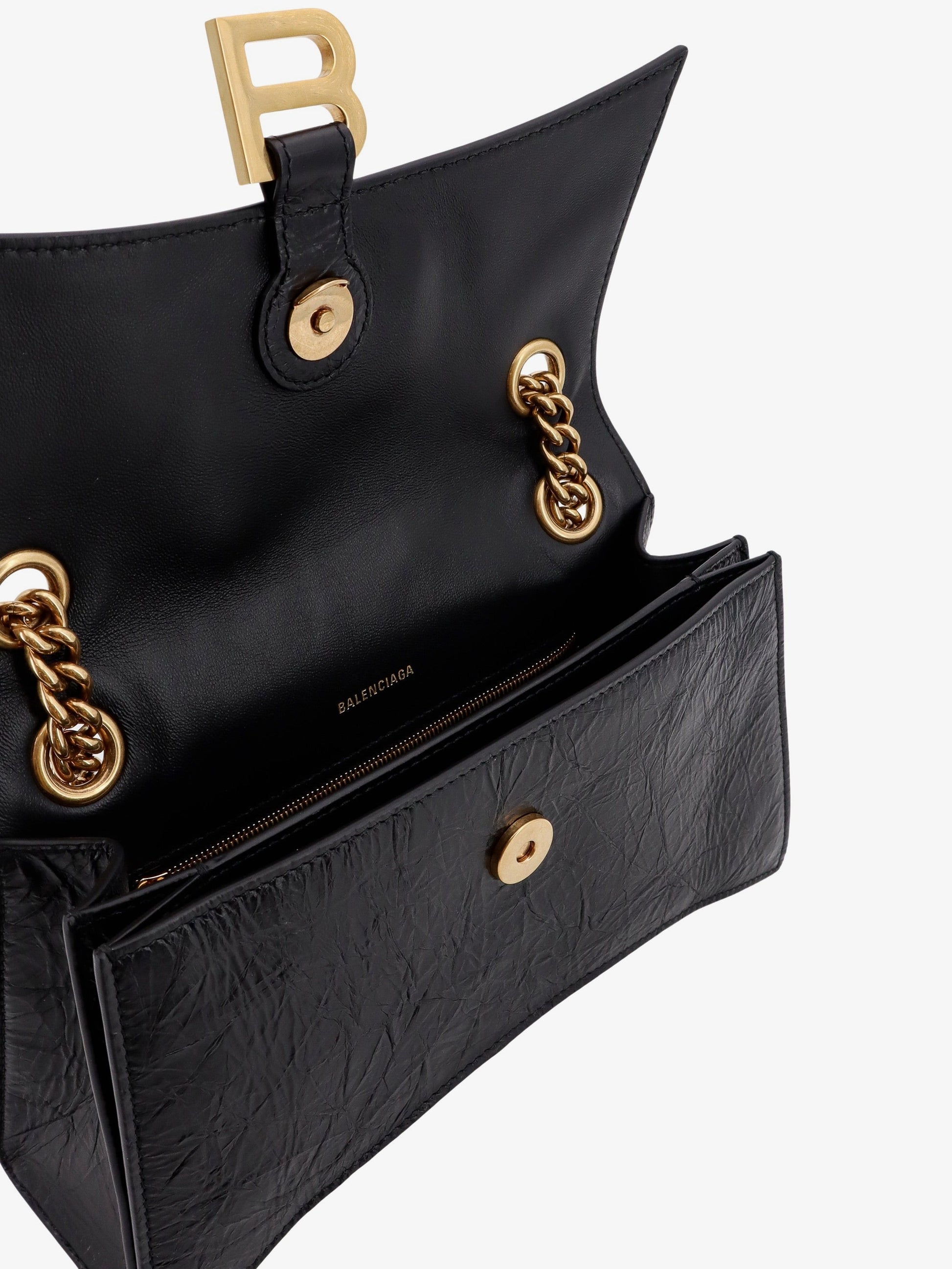 Balenciaga Skinnskulderveske med frontmonogram