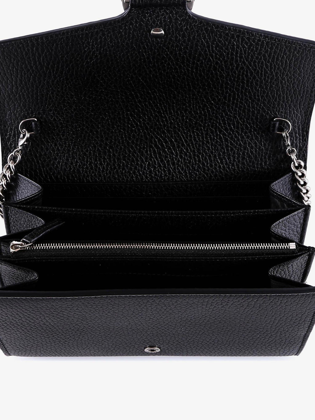 Gucci Leder-Schultertasche mit ikonischer Tigerkopf-Schnalle