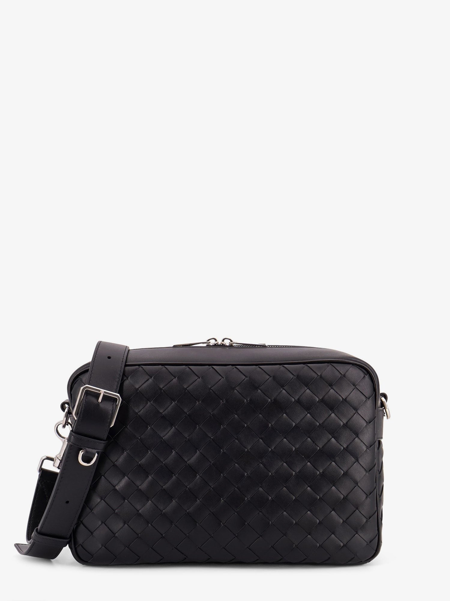 Bottega Veneta Skulderveske i skinn med Intrecciato-motiv