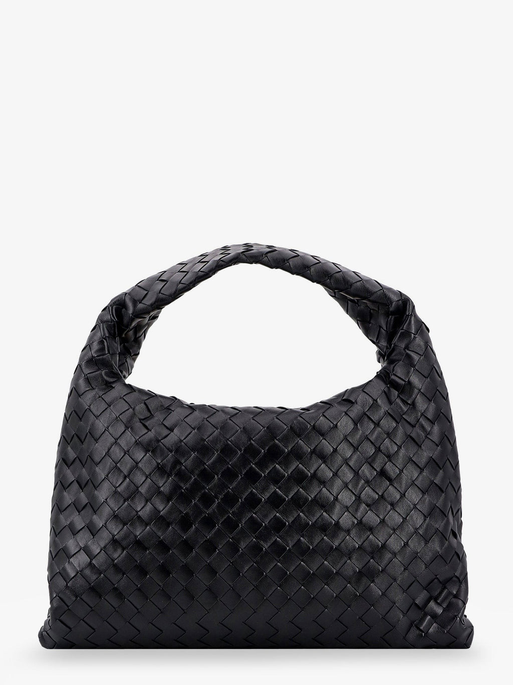 Bottega Veneta Hop Leder-Schultertasche mit Intrecciato-Motiv