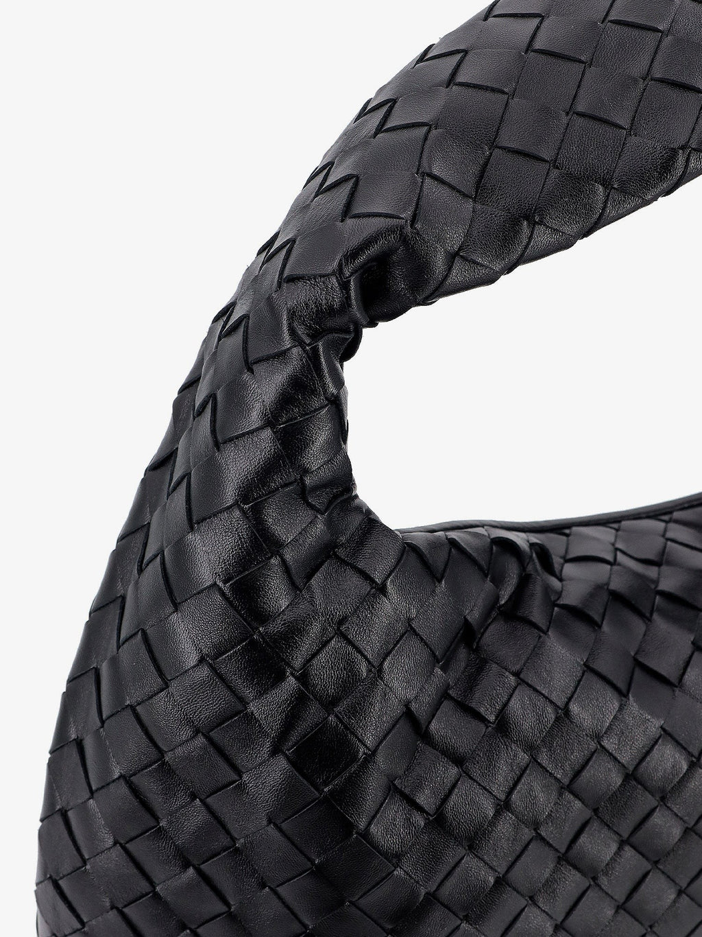 Bottega Veneta Hop Leder-Schultertasche mit Intrecciato-Motiv