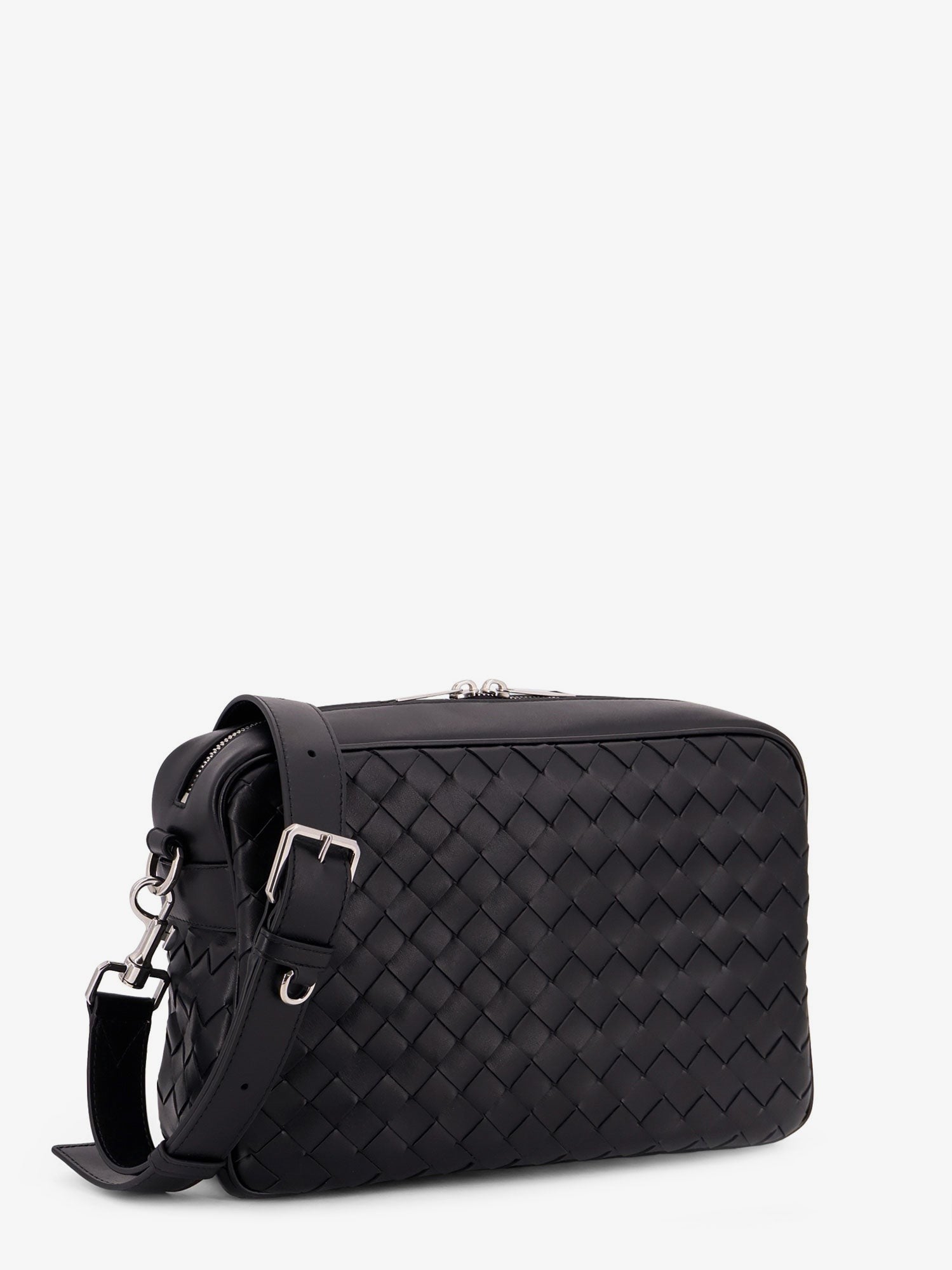 Bottega Veneta Skulderveske i skinn med Intrecciato-motiv