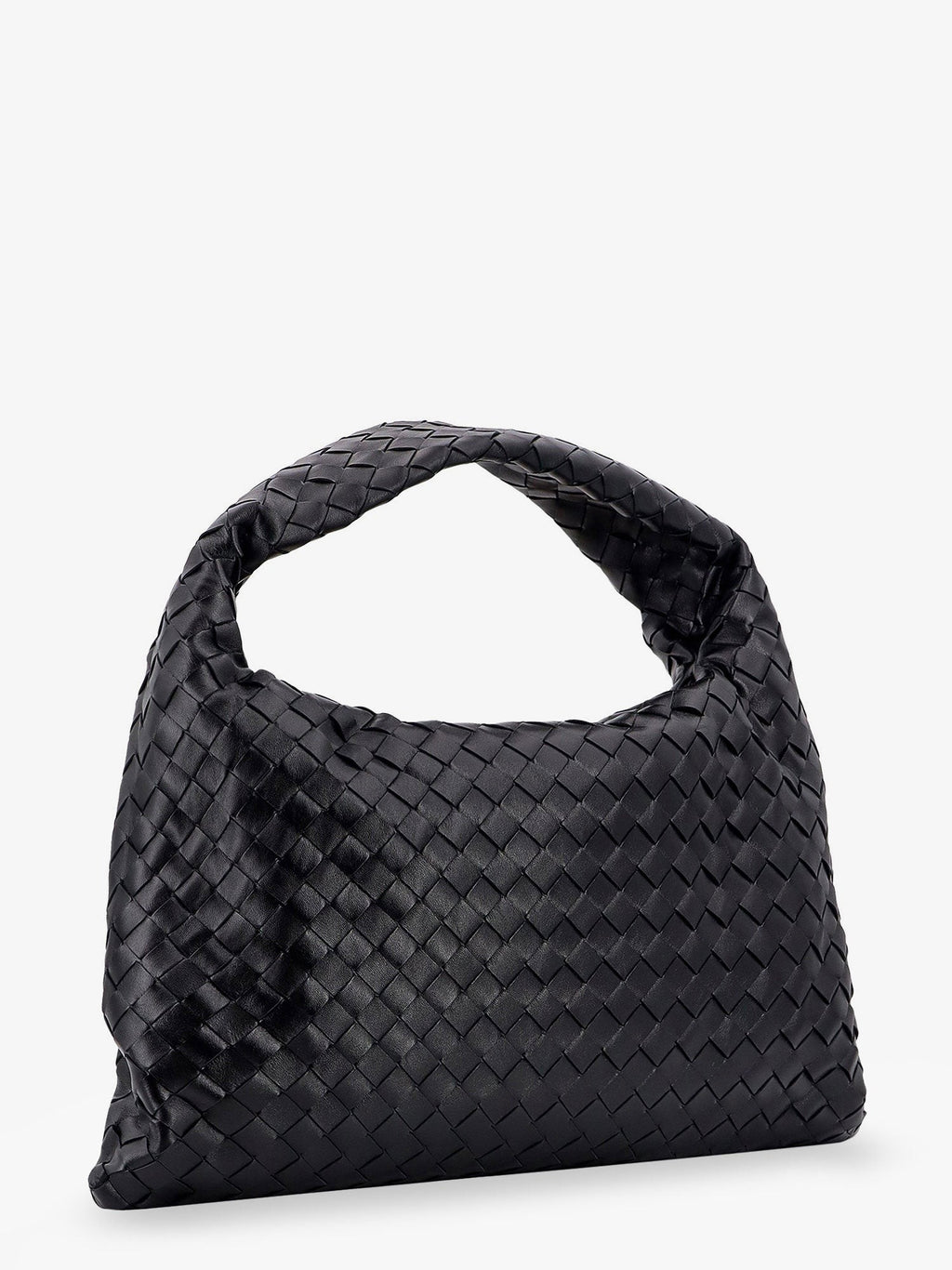 Bottega Veneta Hop Leder-Schultertasche mit Intrecciato-Motiv
