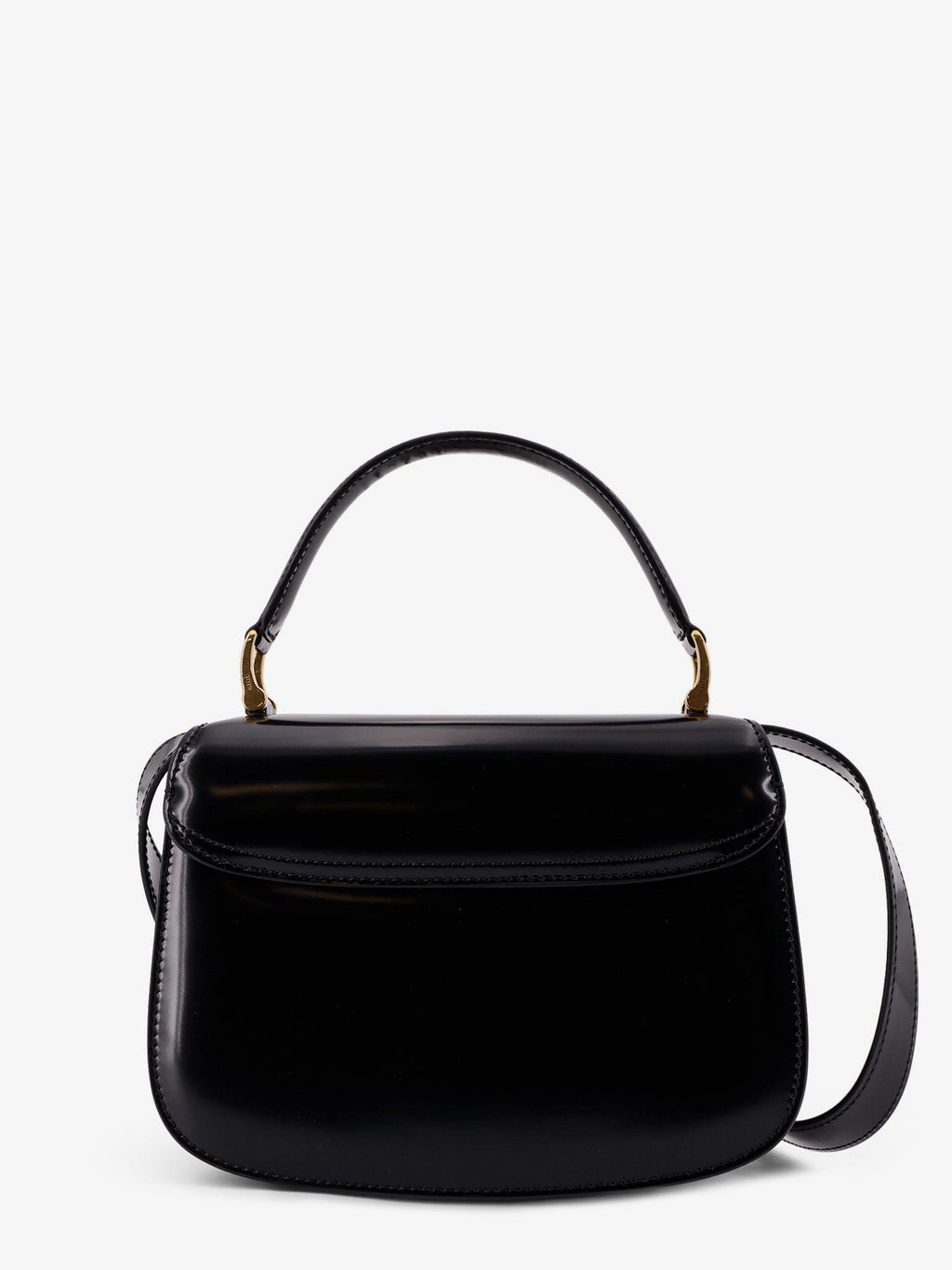 Ami Paris モノグラムロゴ入りレザーショルダーバッグ