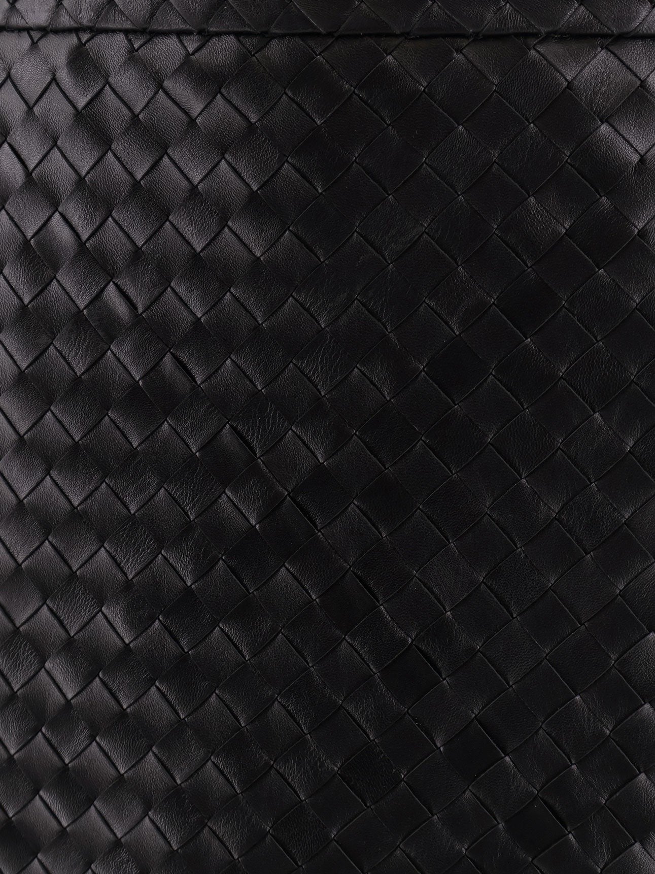 Bottega Veneta Skinnskjørt med Intrecciato-motiv