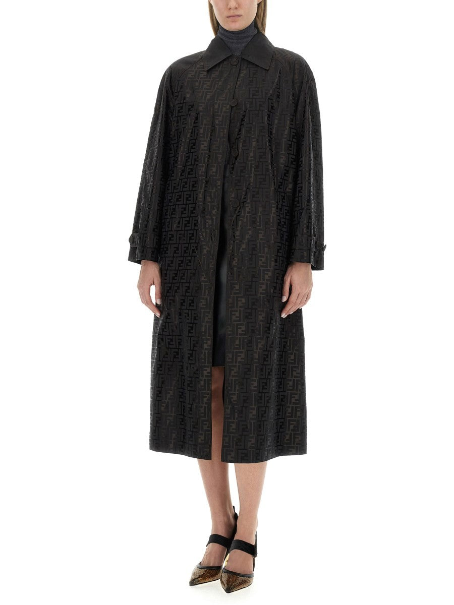 Fendi Jupe en cuir